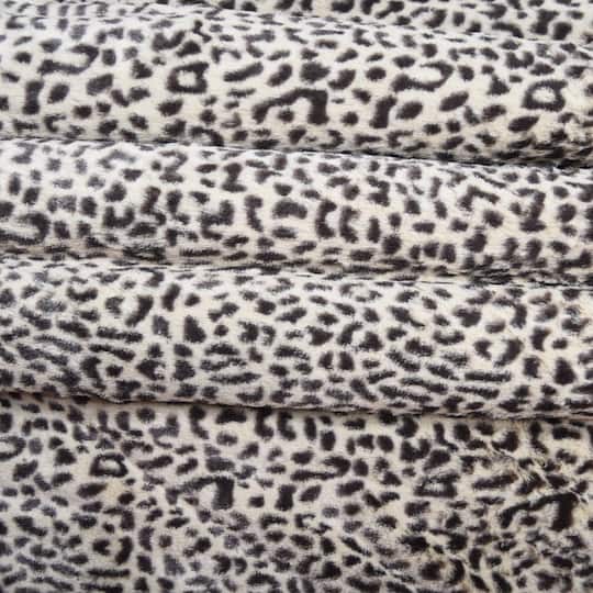 Feldman Black Faux Cheetah Fur